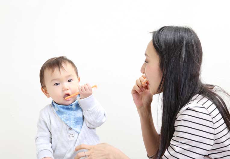 お母さんと赤ちゃん