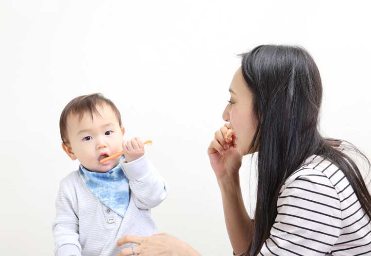 赤ちゃんとお母さん